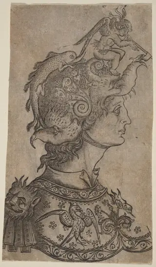 Man in a Fantastic Helmet