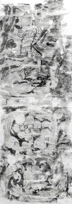 Man (possibly Actaeon) and a Hound Running (from Stodmarsh Court, Kent)