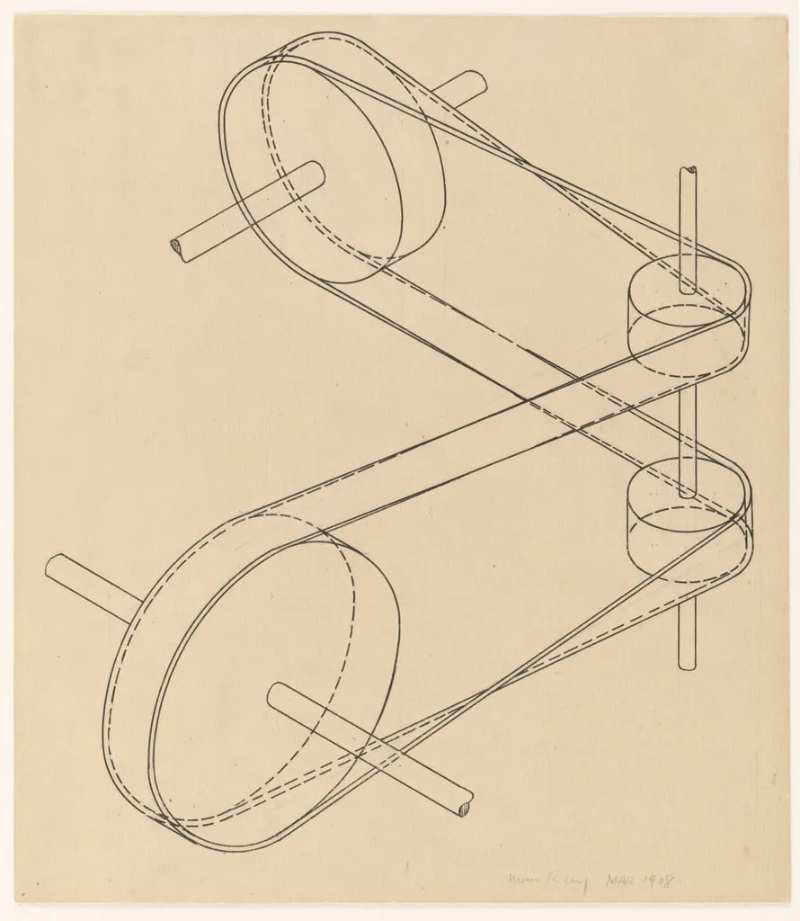 Untitled, by Man Ray, graphite, 1908