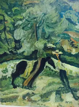 Man with Horse, by Chaïm Soutine
