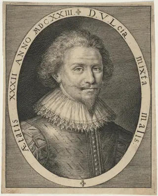 Man With Ruffled Collar