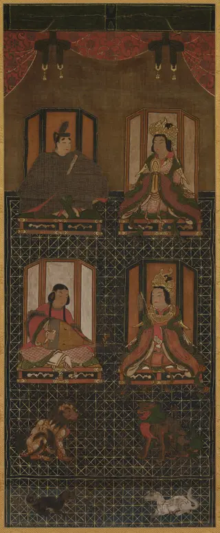 Mandala of the Four Deities of Mt. Kōya