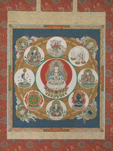 一字金輪曼荼羅|Mandala of the One-Syllable Golden Wheel
