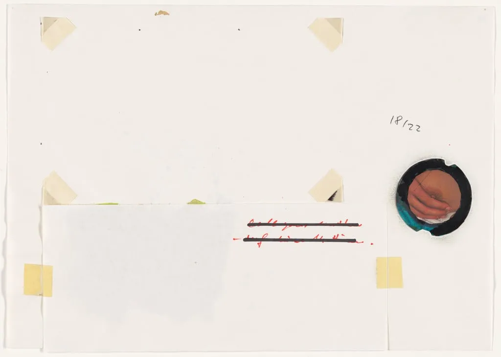 Untitled, by Manfred Pernice, watercolor, 1999