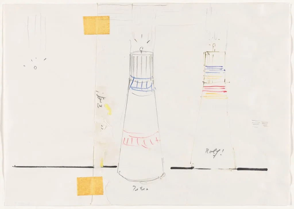 Untitled, by Manfred Pernice, graphite, 1998