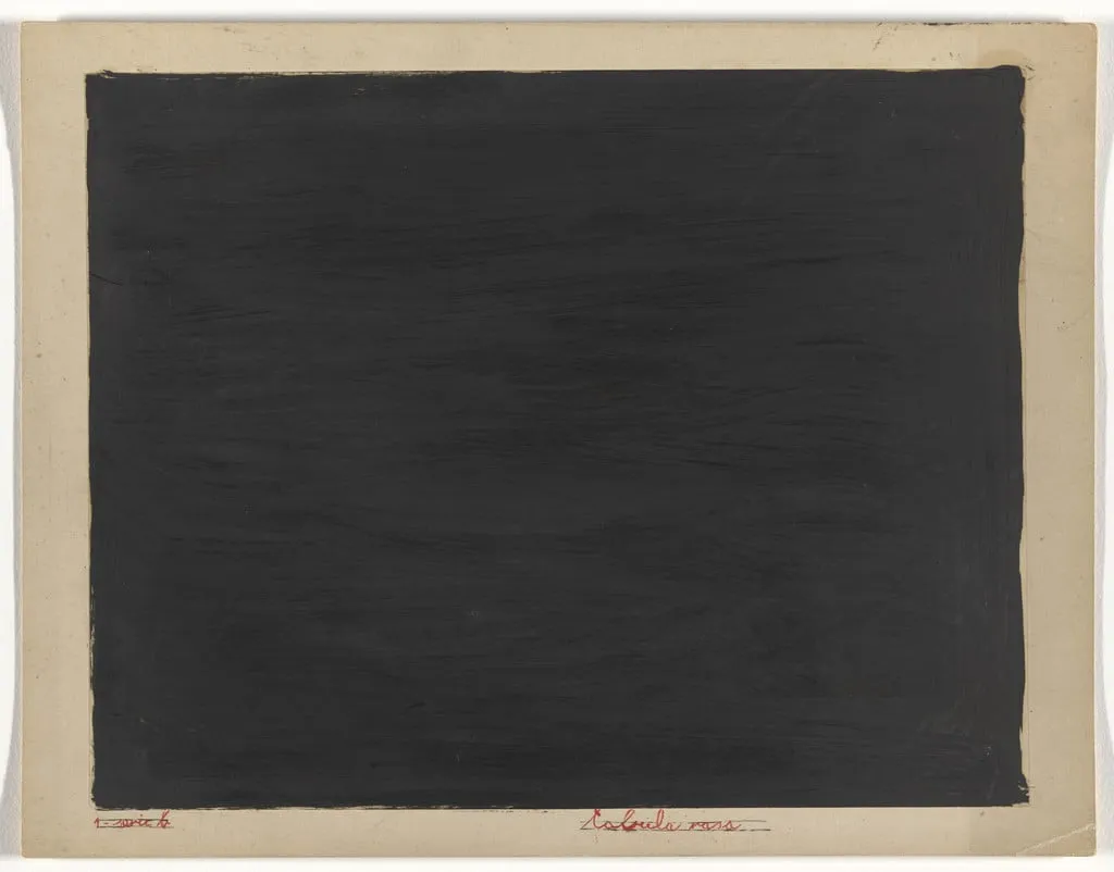 Untitled, by Mangelos, oil, 1954