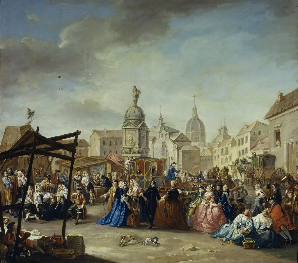 "Madrid Fair in Cebada Square"