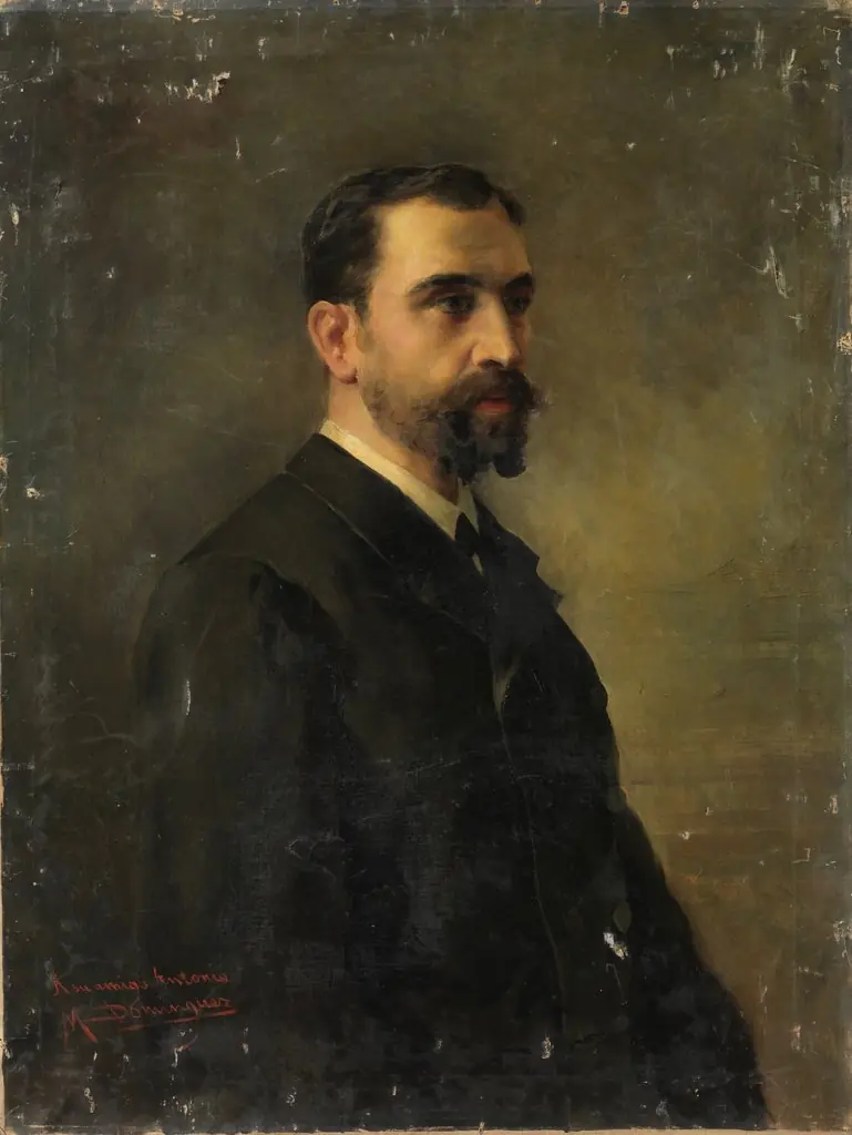 Portrait of Antonio del Val, by Manuel Domínguez Sánchez