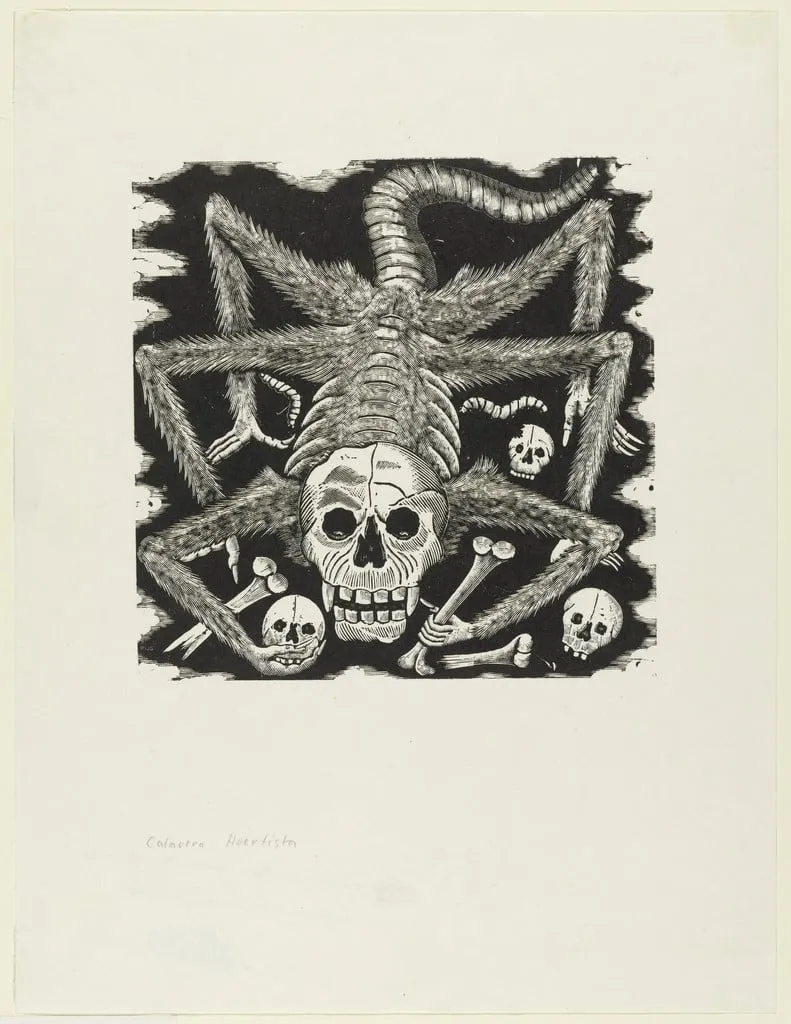 Untitled, by Manuel Manilla (follower of) José-Guadalupe Posada, ink, 1892