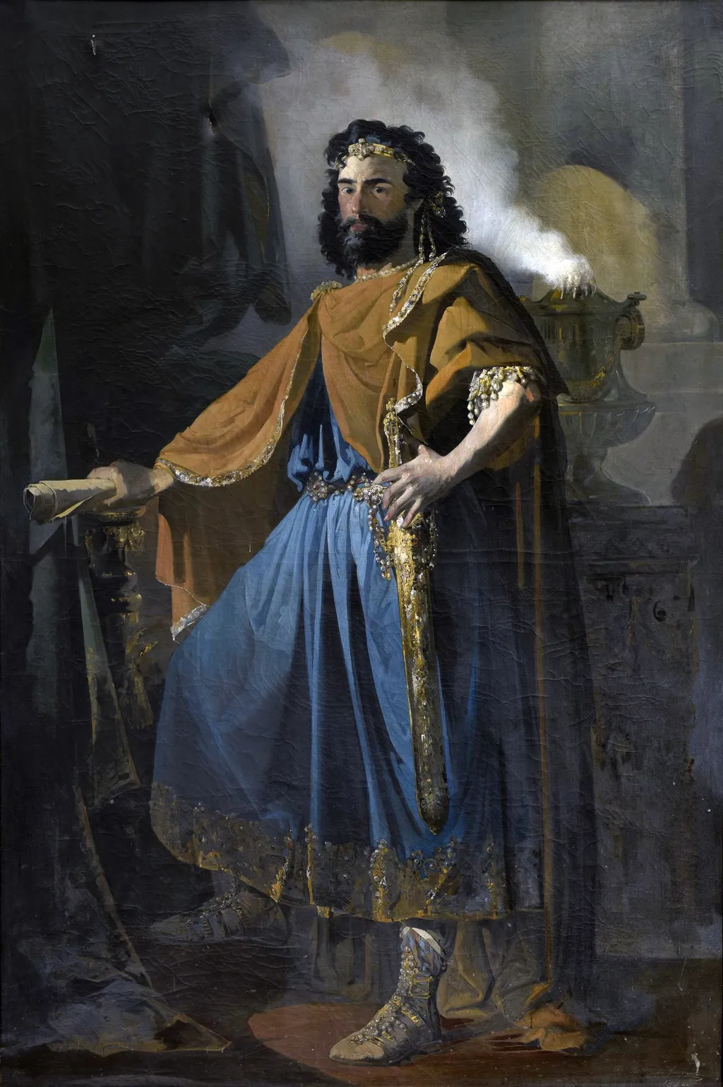 Eurico, by Manuel Rodríguez de Guzmán, oil, 1856