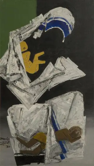 Mother Teresa, by Maqbool Fida Husain