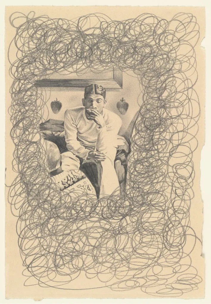 Untitled, by Marc Brandenburg, graphite, 1994