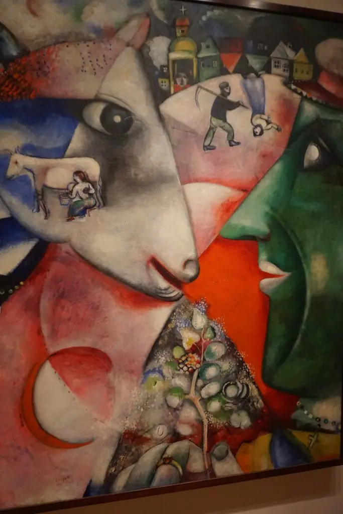 I and the Village, by Marc Chagall
