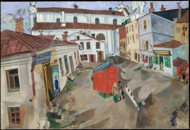 The Marketplace, Vitebsk — Marc Chagall