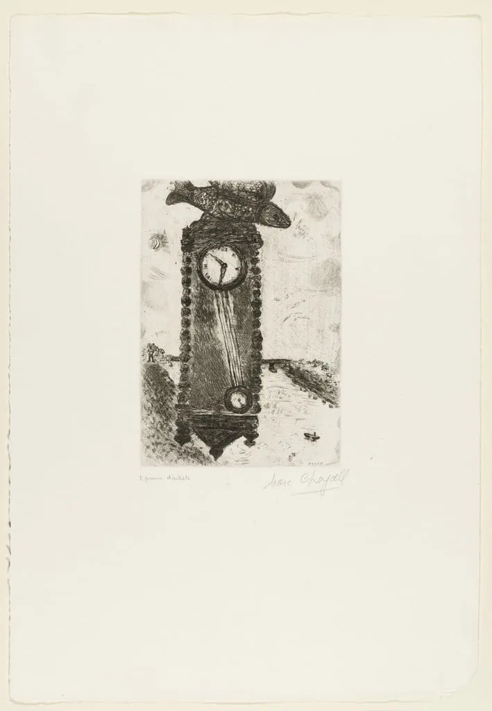 Untitled, by Marc Chagall, ink, 1928