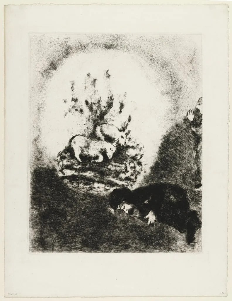 Untitled, by Marc Chagall, ink, 1931