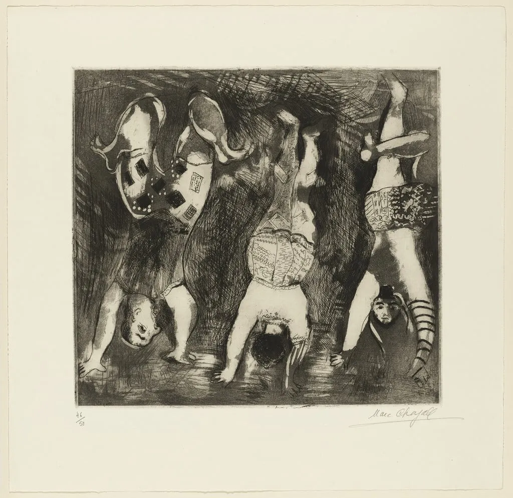 Untitled, by Marc Chagall, ink, 1926