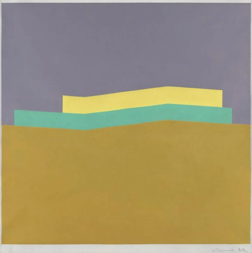 Untitled, by Marc Vaux, watercolor, 1964