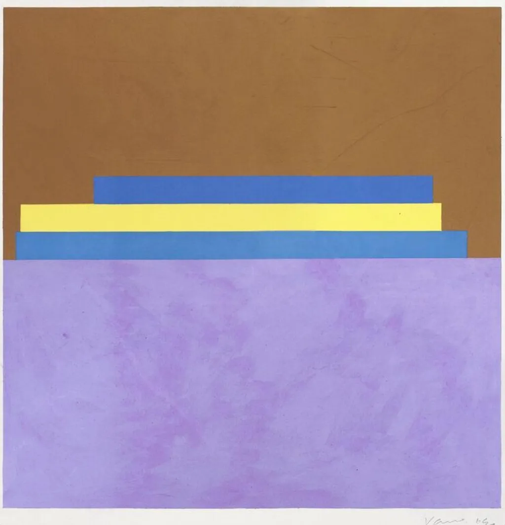 Untitled, by Marc Vaux, watercolor, 1965