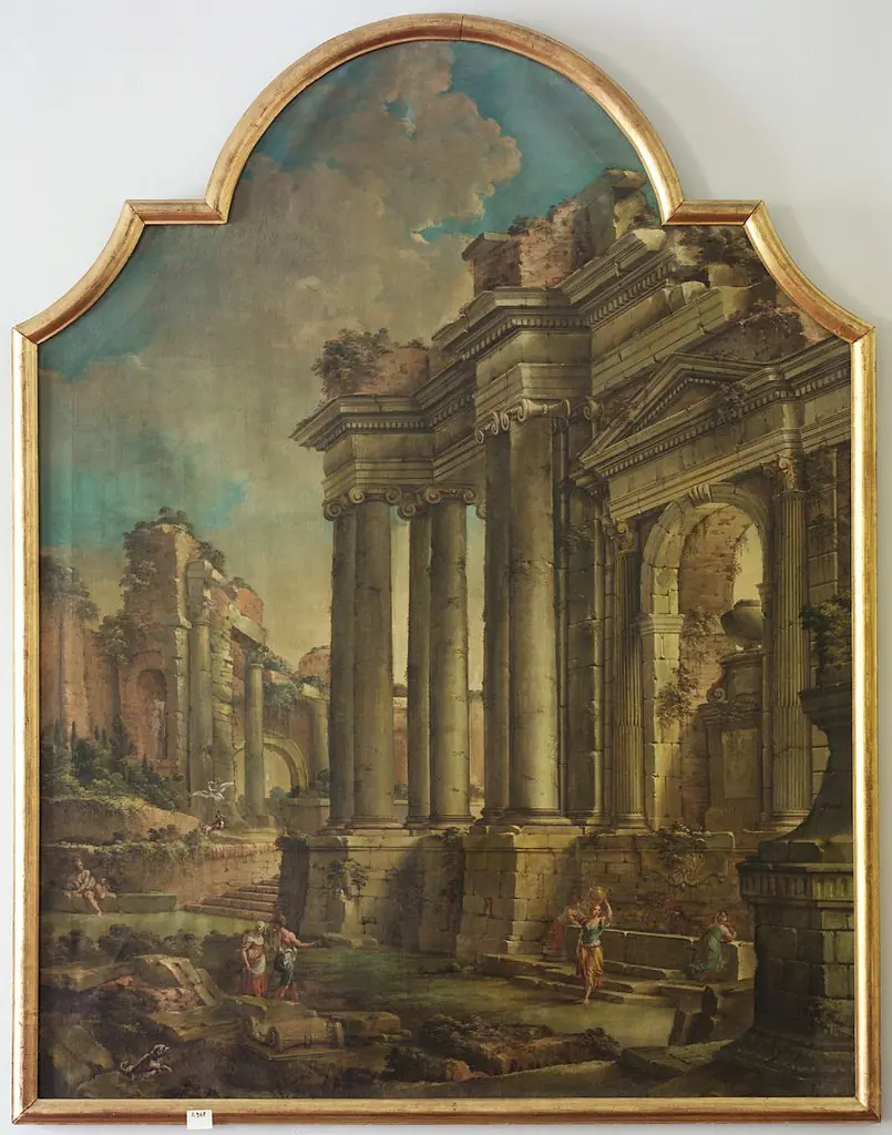 Ruinenlandschaft, by Marcantonio Chiarini