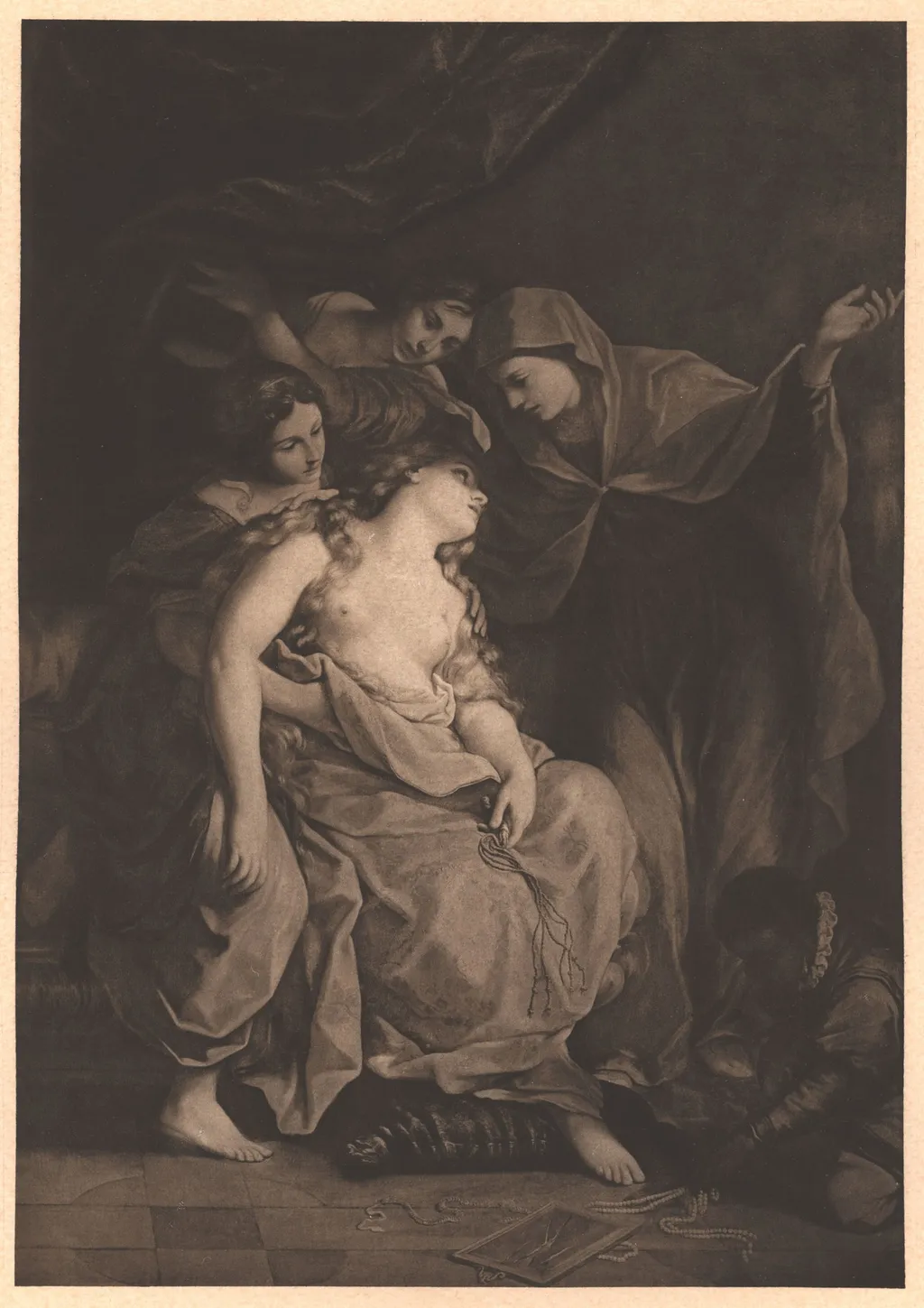 The Petitent Magdalen, by Marcantonio Franceschini, oil, 1689