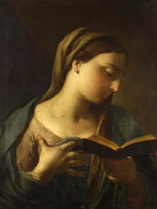 The Virgin reading, by Marcantonio Franceschini