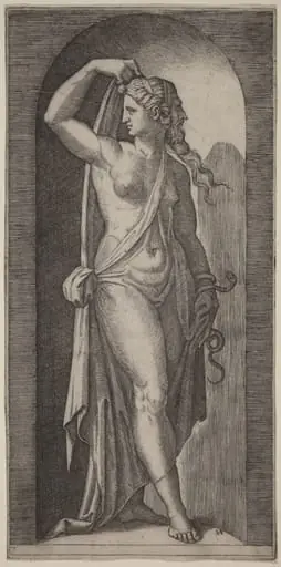 Prudence, by Marcantonio Raimondi