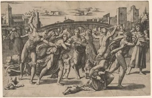 The Massacre of the Innocents, by Marcantonio Raimondi