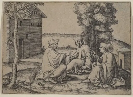 The Three Doctors, by Marcantonio Raimondi