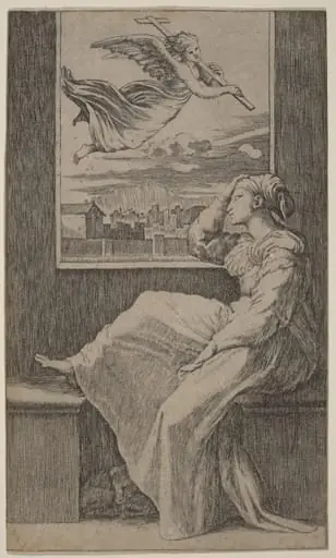The Vision of Saint Helena, by Marcantonio Raimondi