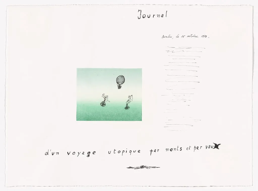 Untitled, by Marcel Broodthaers, ink, 1973