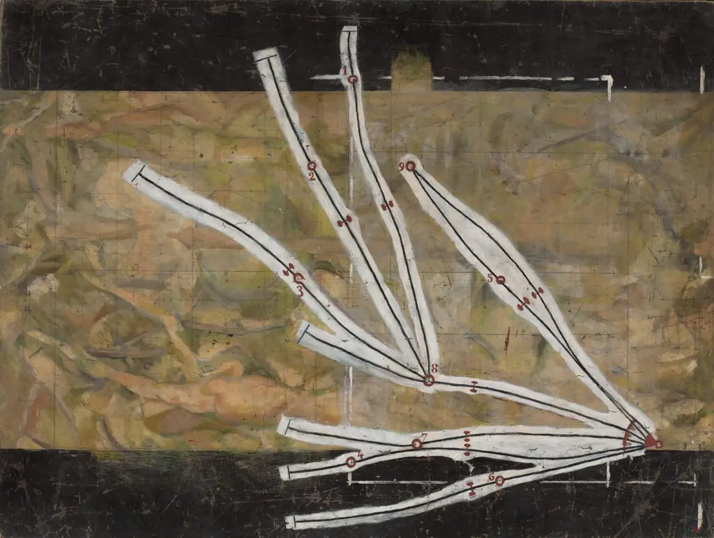 Network of Stoppages, by Marcel Duchamp