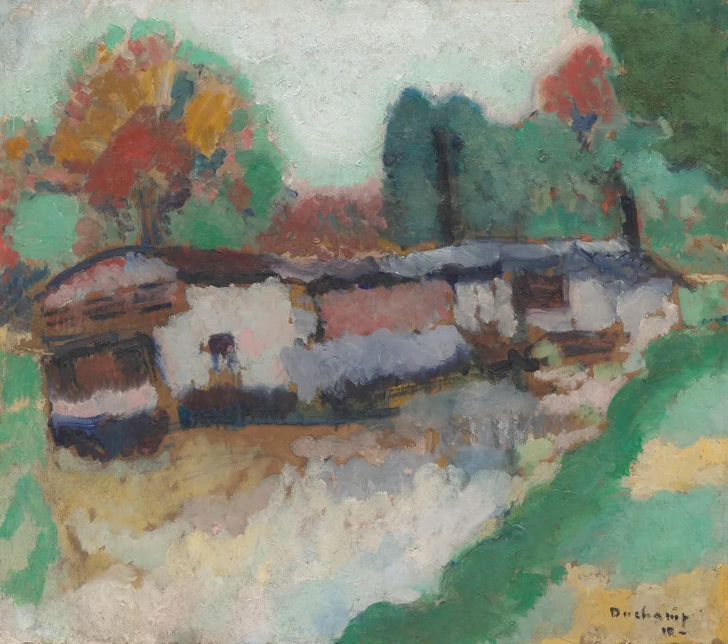 Untitled, by Marcel Duchamp, oil, 1910