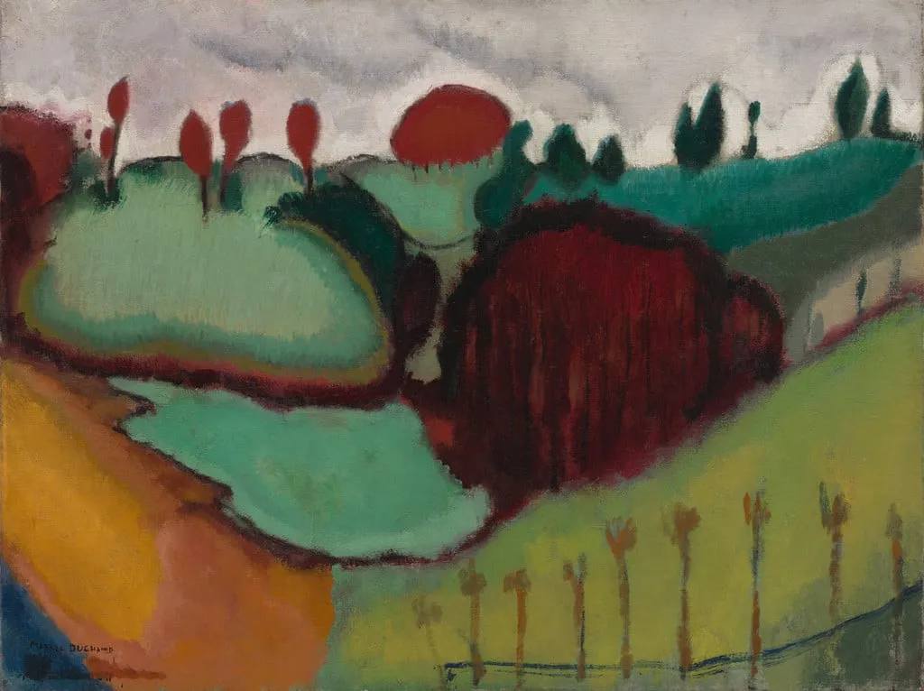 Untitled, by Marcel Duchamp, oil, 1911