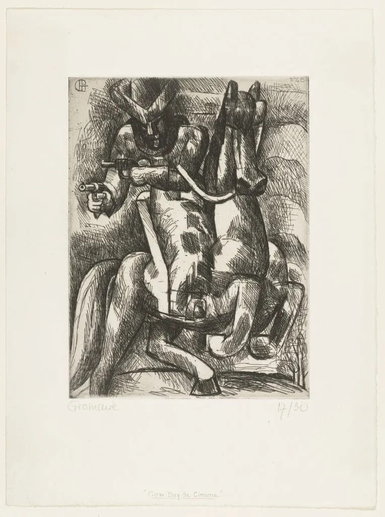 Untitled, by Marcel Gromaire, ink, 1924