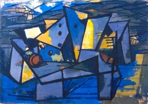 Construcție abstractă, by Marcel Iancu