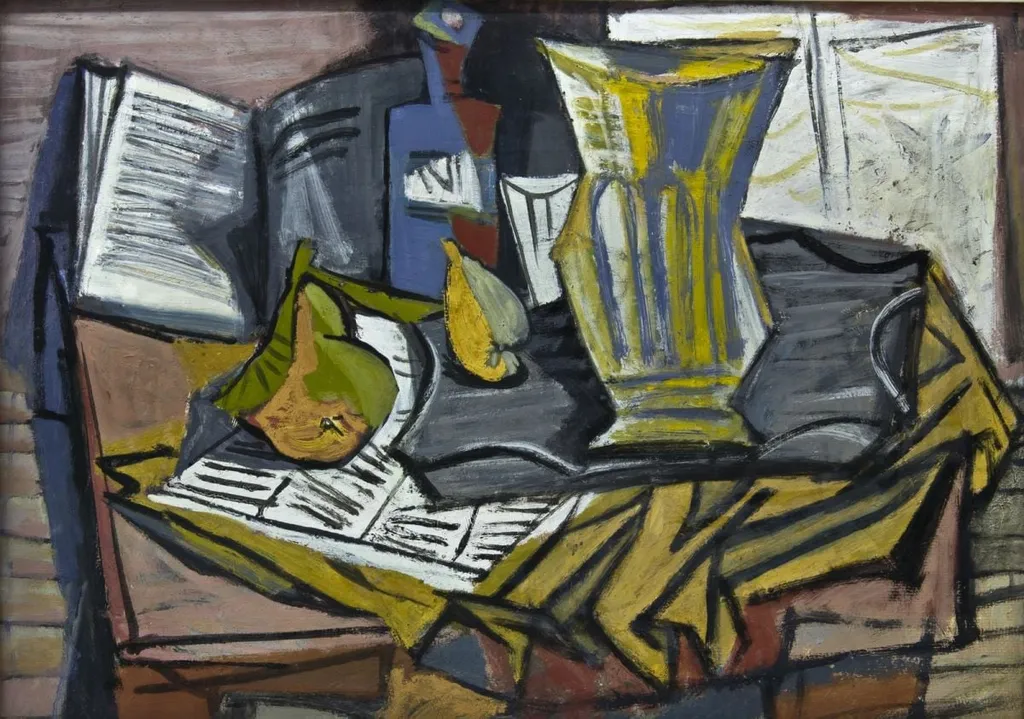 Natură statică, by Marcel Iancu, 1934