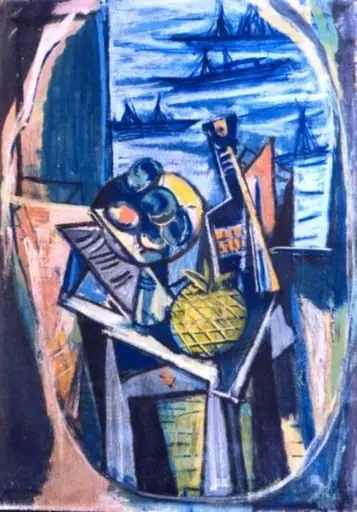 Natură statică, by Marcel Janco
