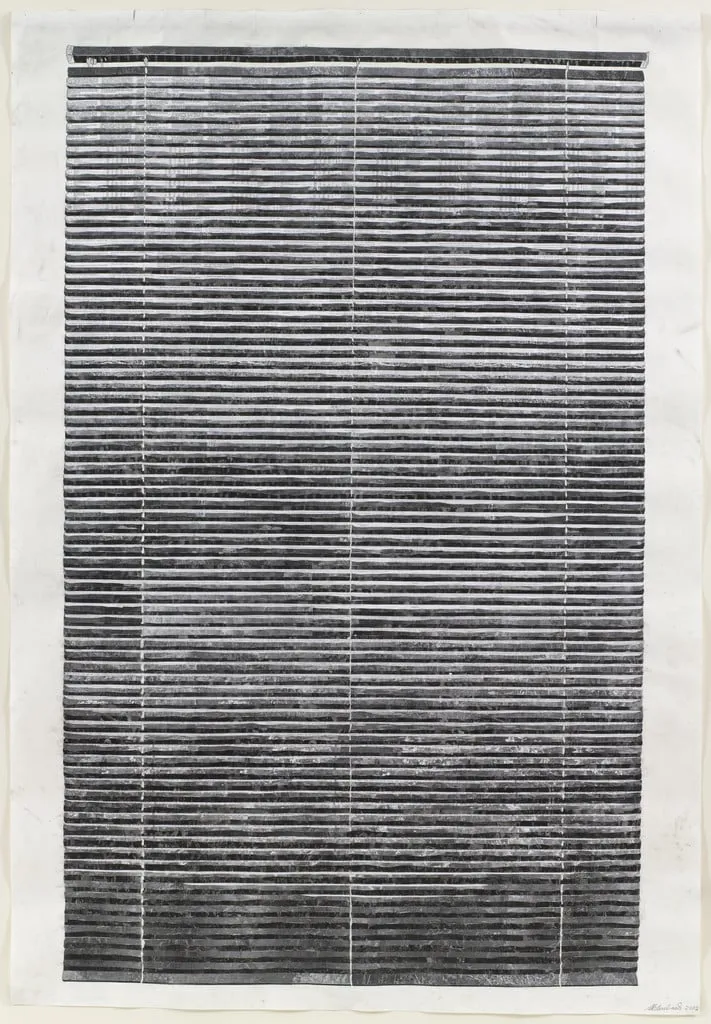 Untitled, by Marcel Odenbach, graphite, 2002