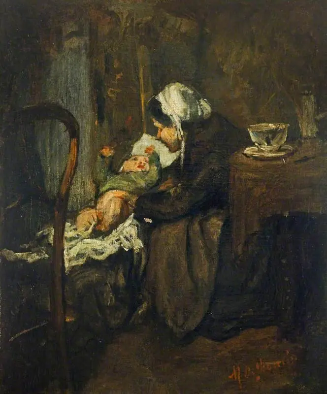 Mother and Child, by Marcellin Desboutin