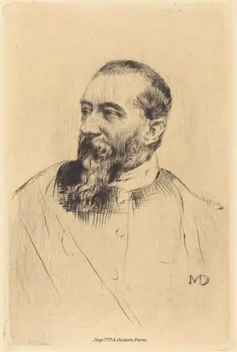 Alphonse Karr, by Marcellin-Gilbert Desboutin