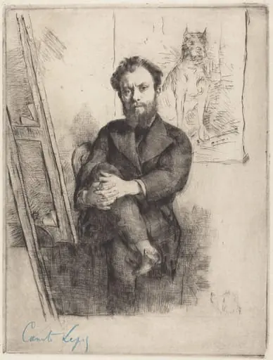 Comte Lepic, by Marcellin-Gilbert Desboutin