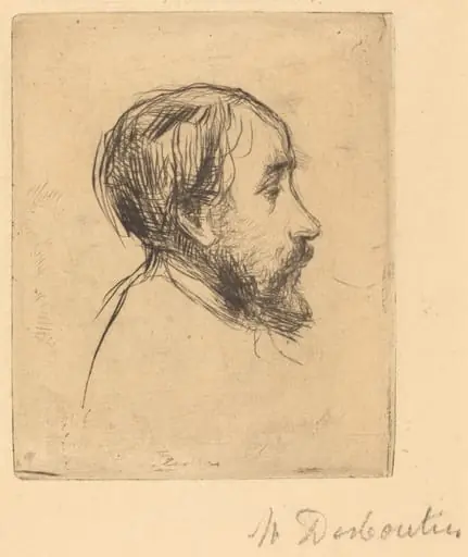 Degas, by Marcellin-Gilbert Desboutin