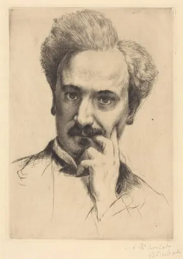 Henri Rochefort, by Marcellin-Gilbert Desboutin