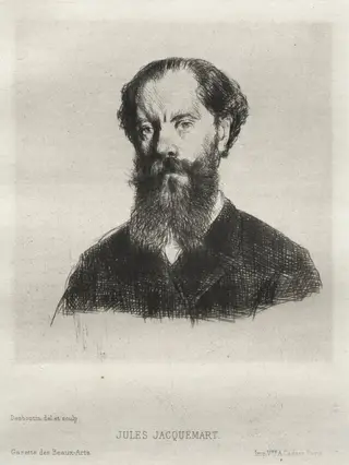 Jules Jacquemart, by Marcellin Gilbert Desboutin