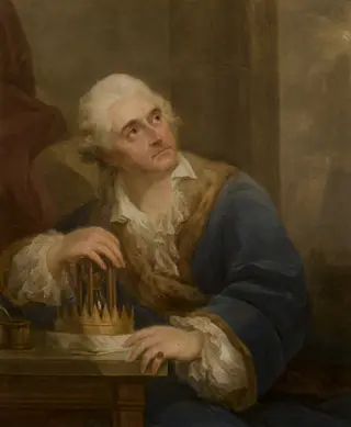 Allegorical Portrait of Stanisław August Poniatowski with an Hourglass, by Marcello Bacciarelli, 1781