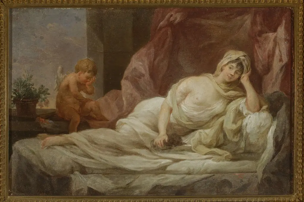 Portrait of Anna Lampel, actress, by Marcello Bacciarelli