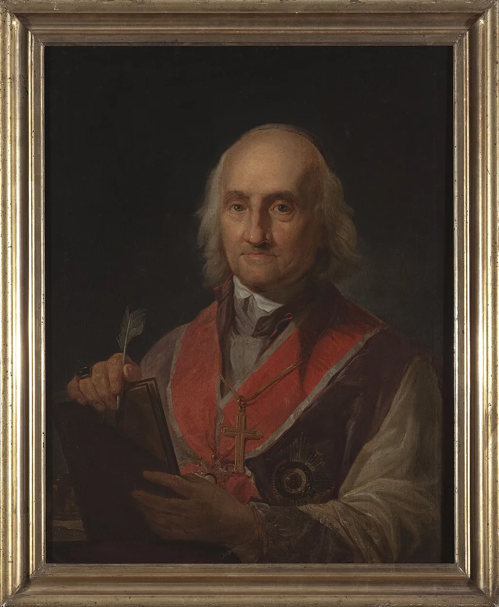Portrait of John Baptist Albetrandi (1731–1808), bishop, by Marcello Bacciarelli, oil, 1800