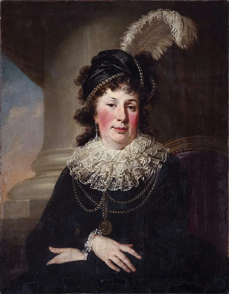 Portrait of Karolina née Sapieha 1.v.Potocka 2.v.Sołtyk, by Marcello Bacciarelli, oil