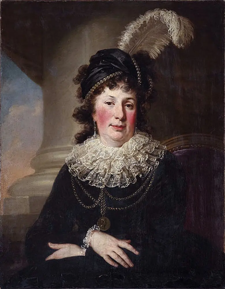 Portrait of Karolina née Sapieha 1.v.Potocka 2.v.Sołtyk, by Marcello Bacciarelli